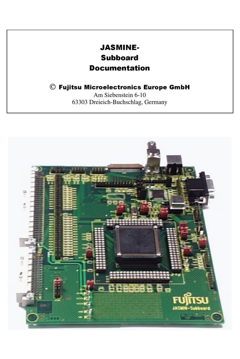 Fujitsu JASMINE User manual