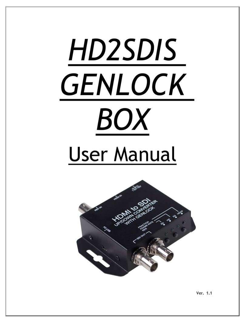 Adcom HD2SDIS user manual