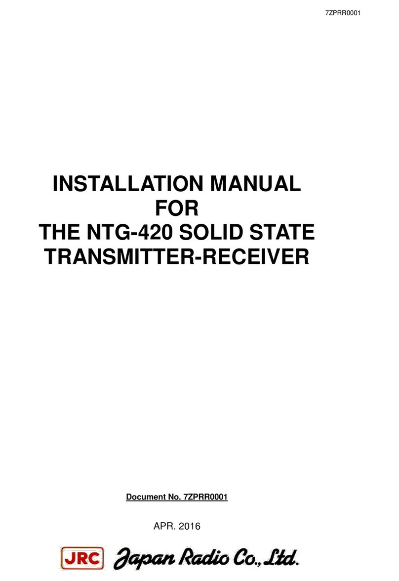 JRC NTG-420 installation manual