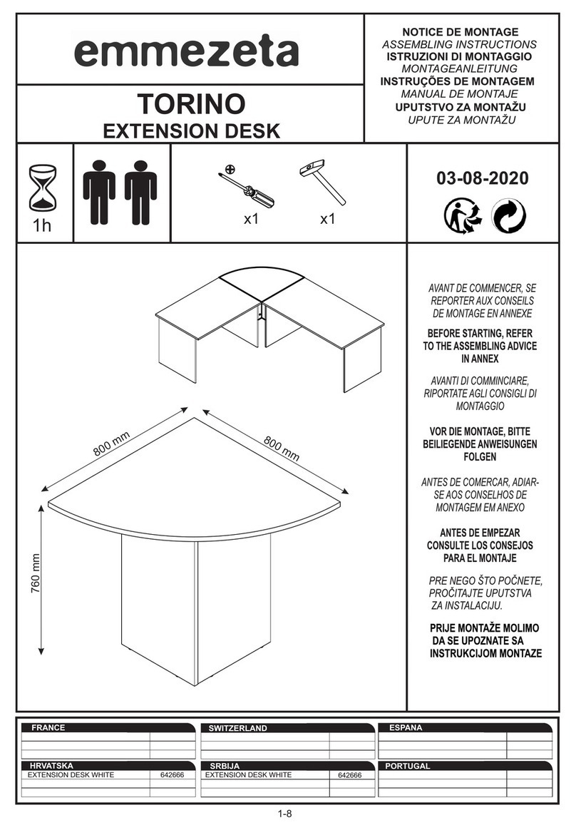 Emmezeta TORINO Assembly instructions