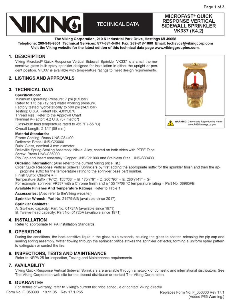 Viking MICROFAST VK337 Bulletin