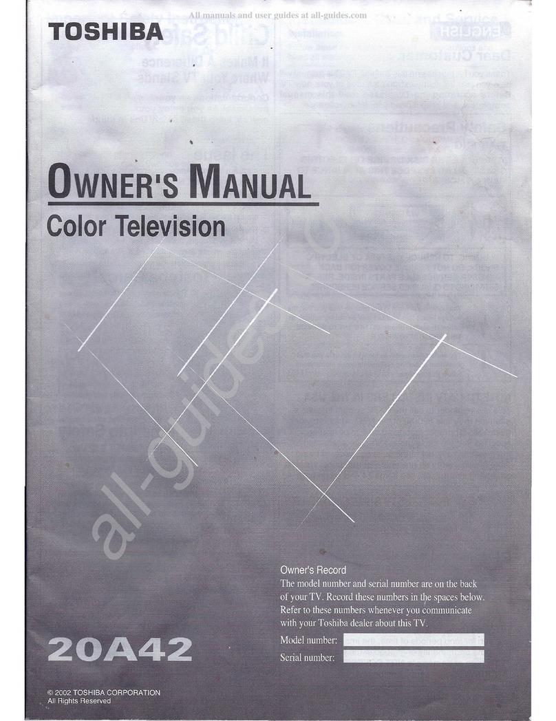 Toshiba 20A42 User manual
