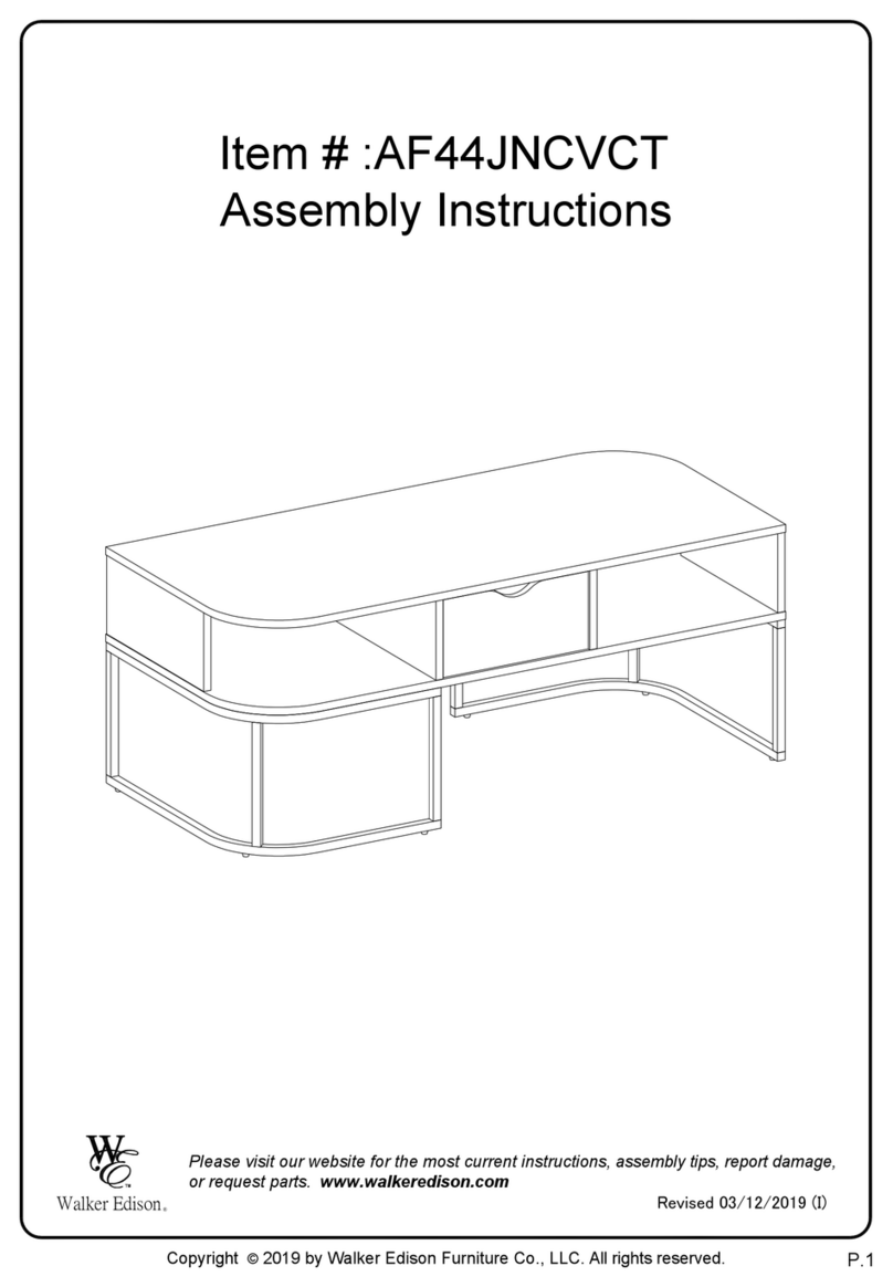 Walker Edison AF44JNCVCT User manual Walker Edison AF44JNCVCT User manual