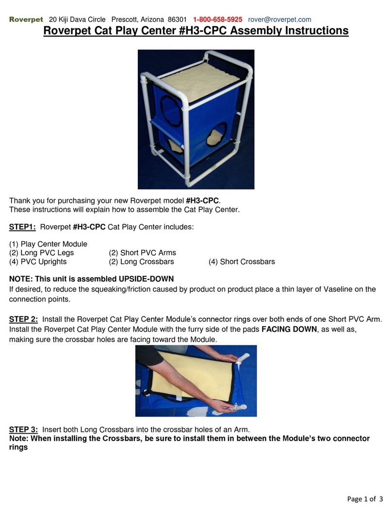 Roverpet H3-CPC Assembly instructions