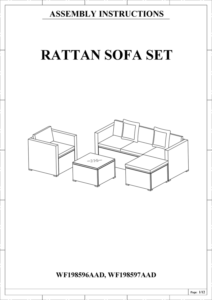 RATTAN WF198596AAD Assembly instructions