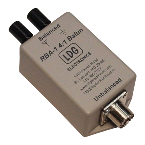 LDG RBA-1 User manual