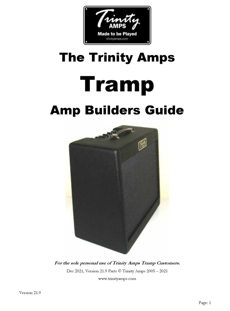 Trinity Amps Tramp User manual