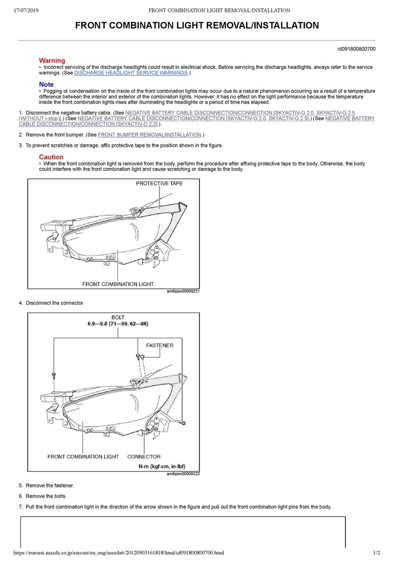 Mazda 6 GJ 2.2 D 2012 Removal & installation