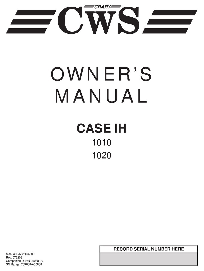 Crary CWS 1010 owner's manual