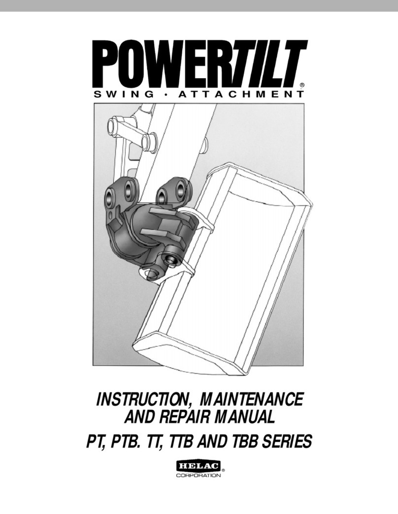 Helac POWERTILT PT Series INSTRUCTION, MAINTENANCE AND REPAIR MANUAL