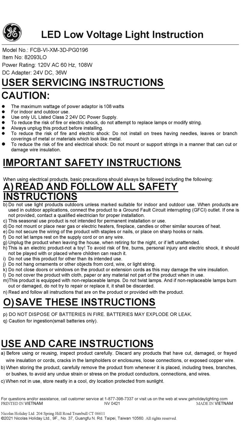 GE FCB-VI-XM-3D-PG0196 User manual