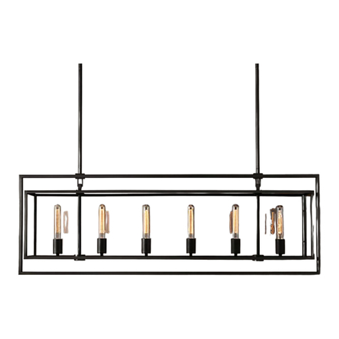 RH BECKMAN RECTANGULAR CHANDELIER 54 User manual RH BECKMAN RECTANGULAR CHANDELIER 54 User manual
