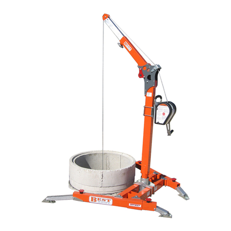 Tuff-Built Best Hoist 60138 Operation & maintenance manual