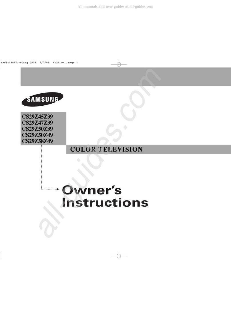Samsung CS29Z45Z39 User manual