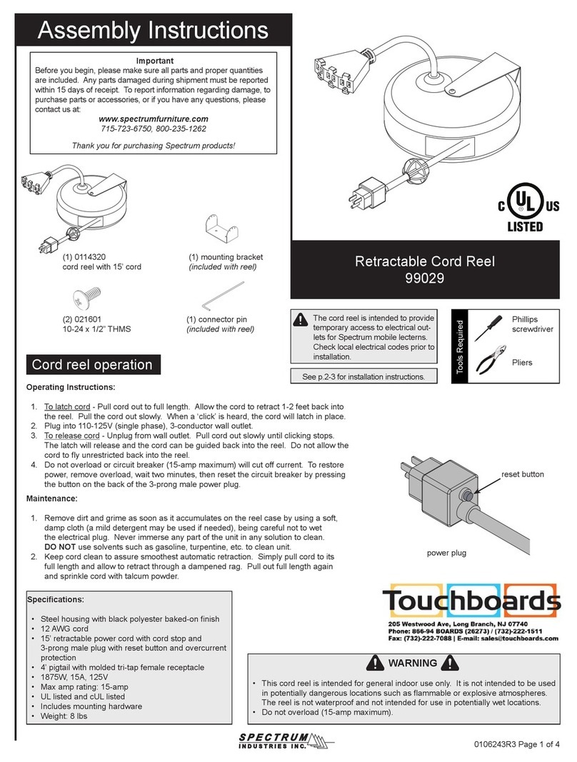 Spectrum Industries 99029 Assembly instructions Spectrum Industries 99029 Assembly instructions