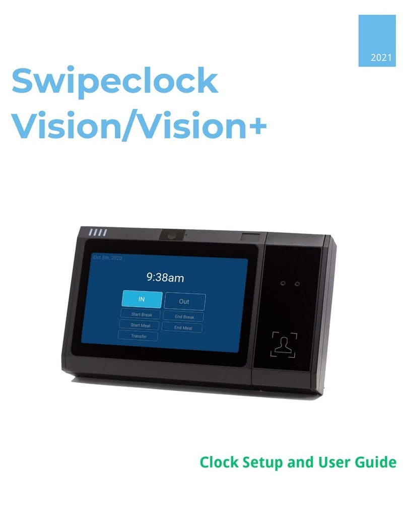 Swipeclock Vision Safety guide
