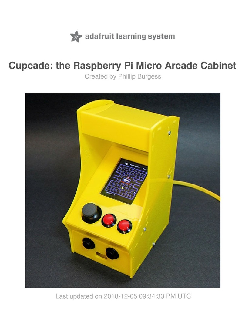 adafruit learning system Cupcade the Raspberry Pi Micro Arcade... manual
