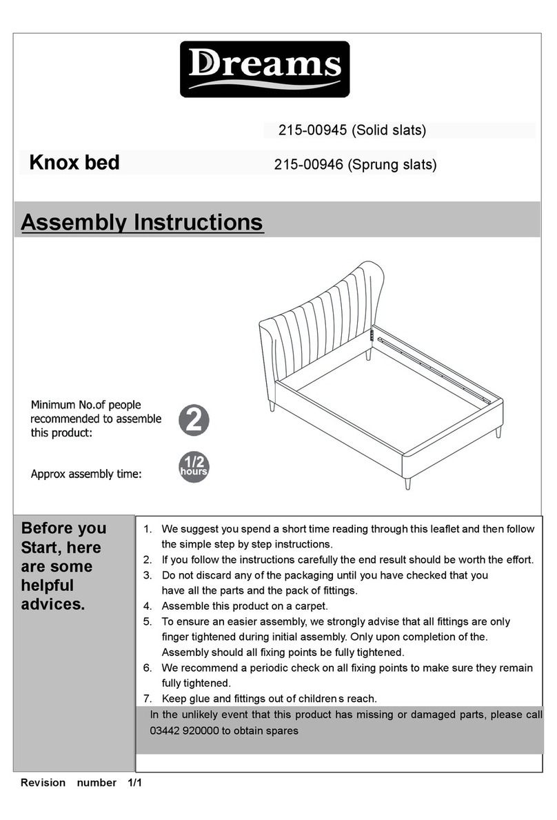 DREAMS 215-00945 Assembly instructions