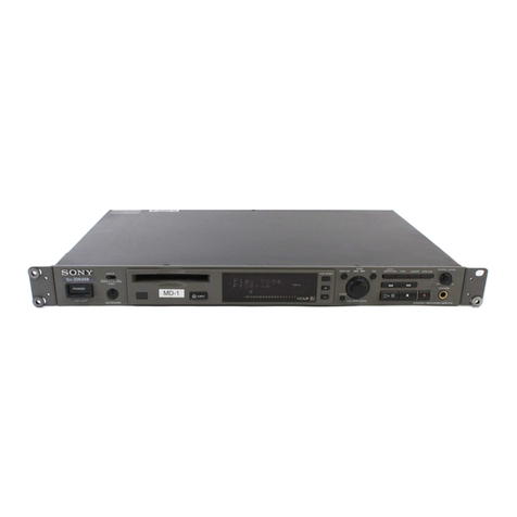 Sony MDS-E12 User manual