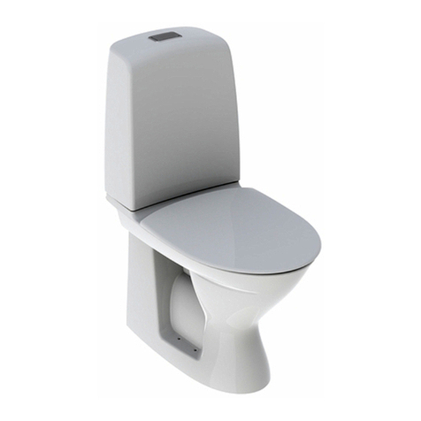 Geberit Ifo Spira 6260 Operating and maintenance instruction
