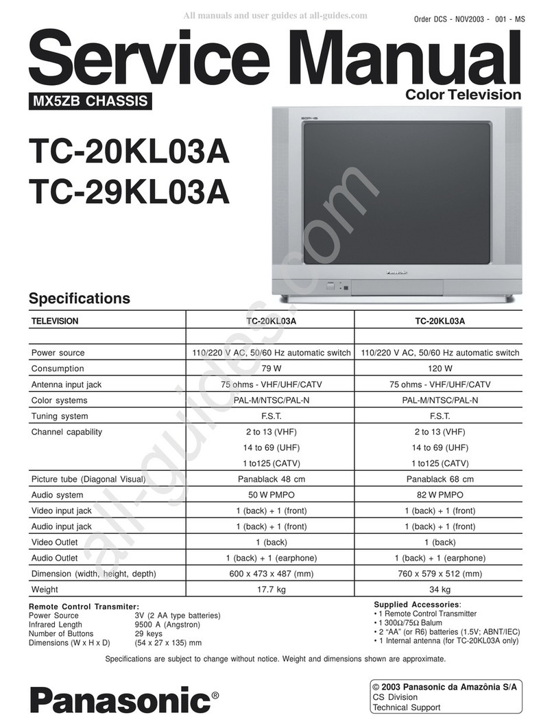 Panasonic TC-20KL03A User manual