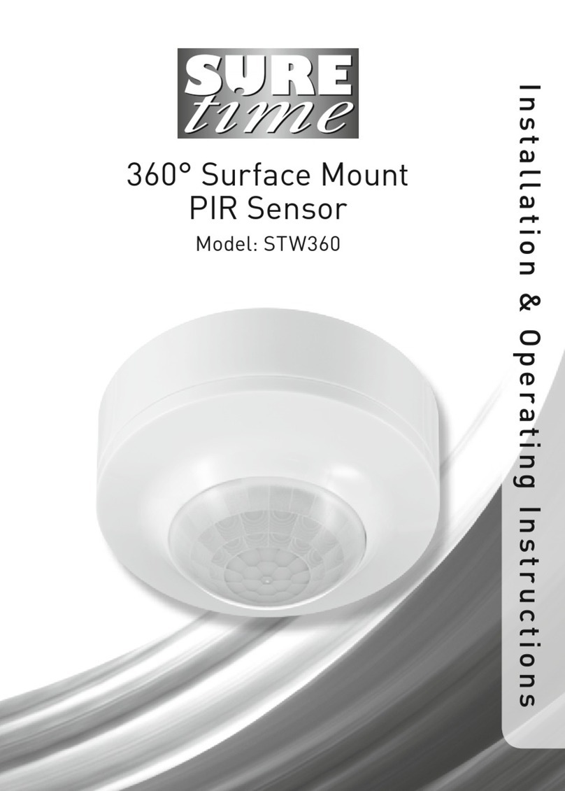 Timeguard Sure Time STW360 Installation & operating instructions