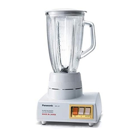 Panasonic MX-J21 User manual