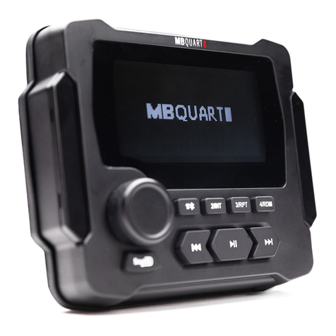MB QUART GMR-LCD Operator's guide