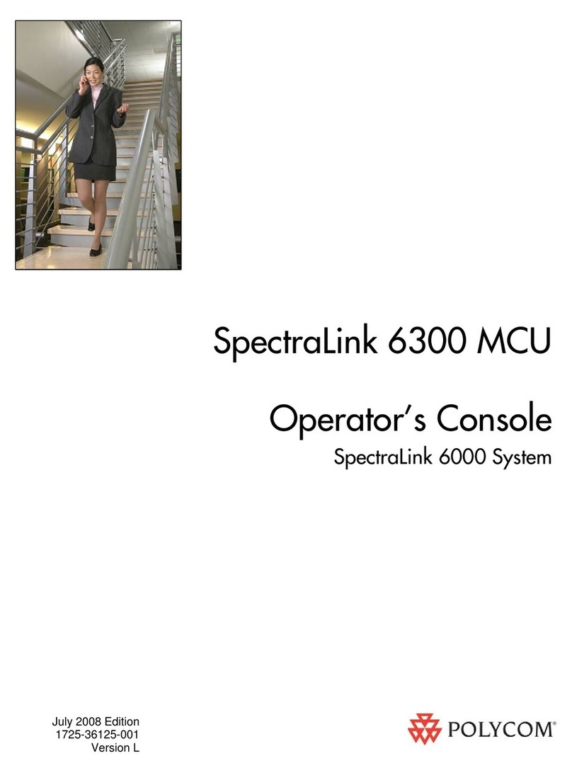 Polycom SpectraLink 6300 MCU manual