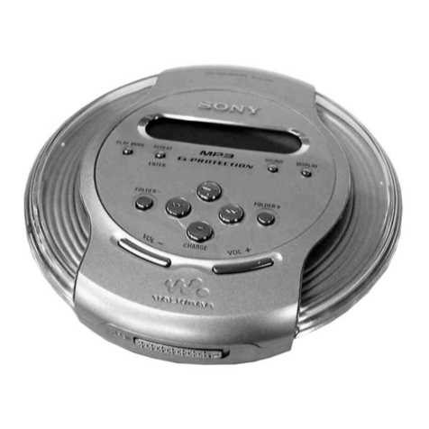 Sony WALKMAN D-CJ01 User manual