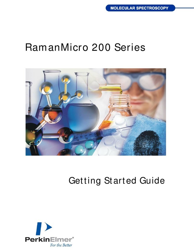 PerkinElmer Raman Micro 200 Series User manual