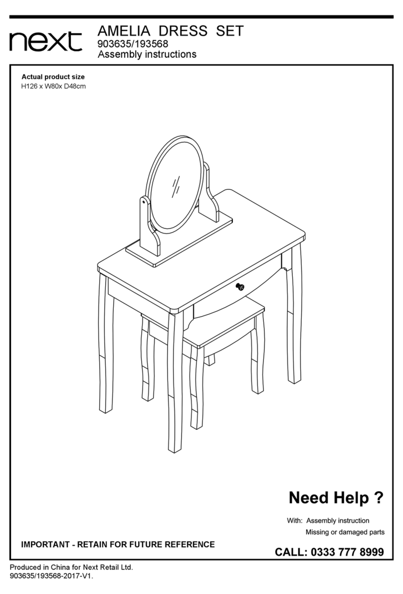 Next 903635 Assembly instructions