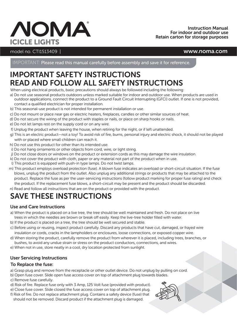 NOMA CTI1513409 instruction manual