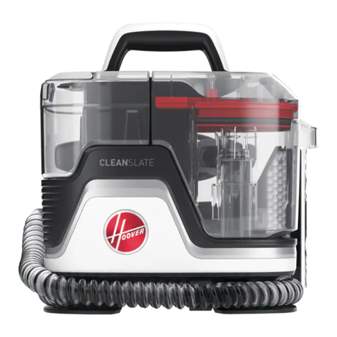 Hoover CLEANSLATE quick start guide