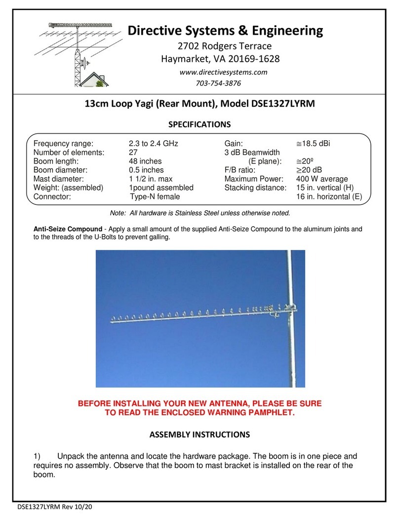 Directive Systems & Engineering DSE1327LYRM User manual Directive Systems & Engineering DSE1327LYRM User manual