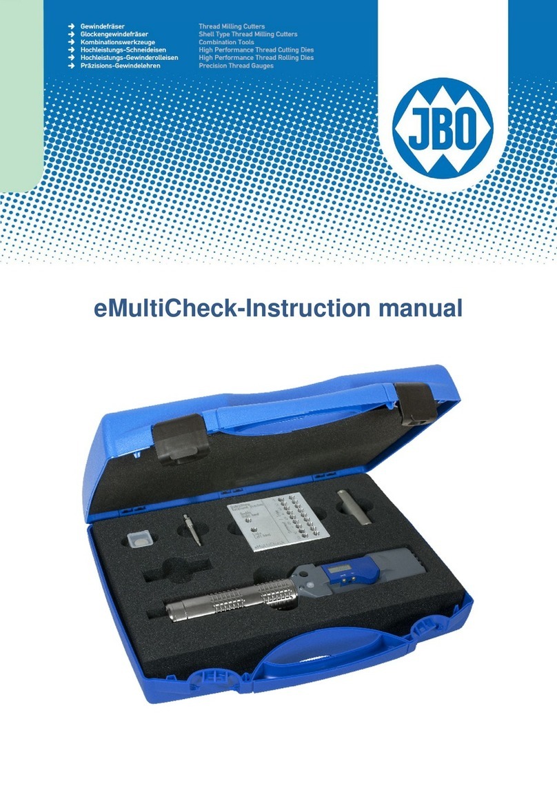 JBO eMultiCheck instruction manual