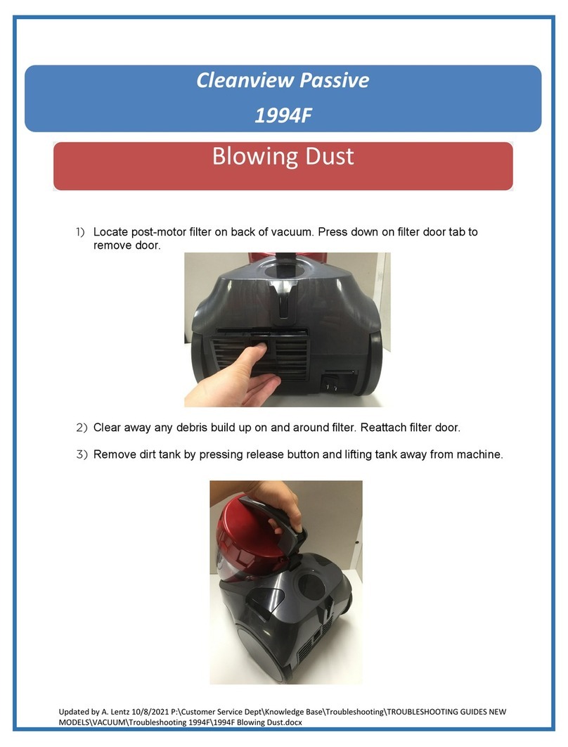 Bissell Cleanview Passive manual