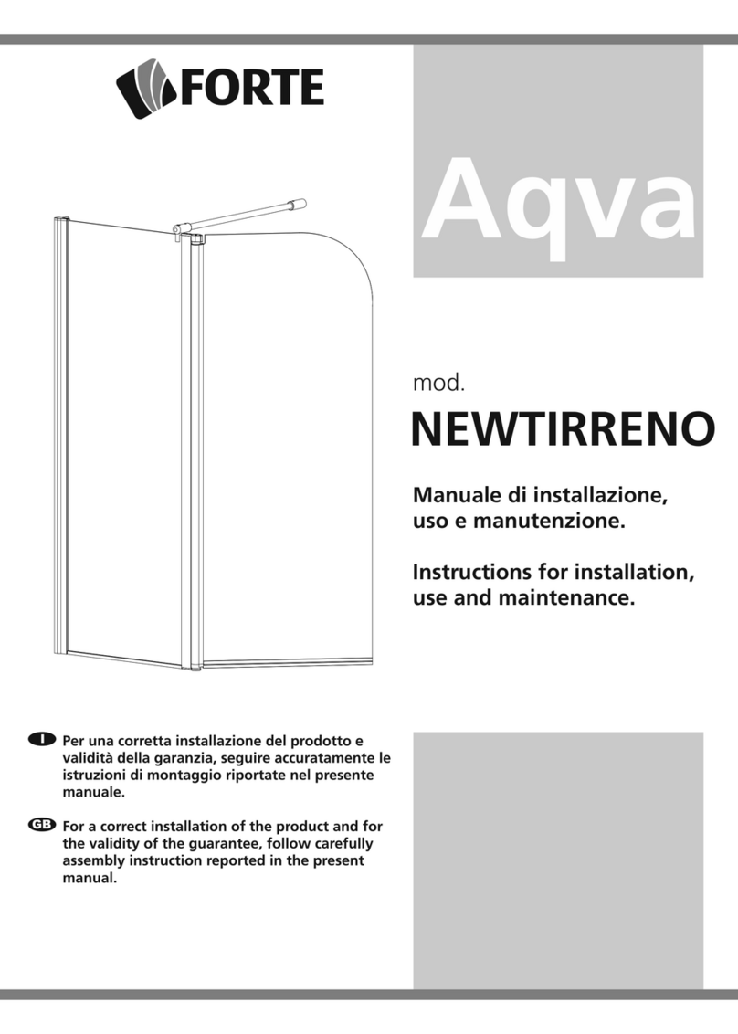 Forte Aqva NEWTIRRENO Parts list manual