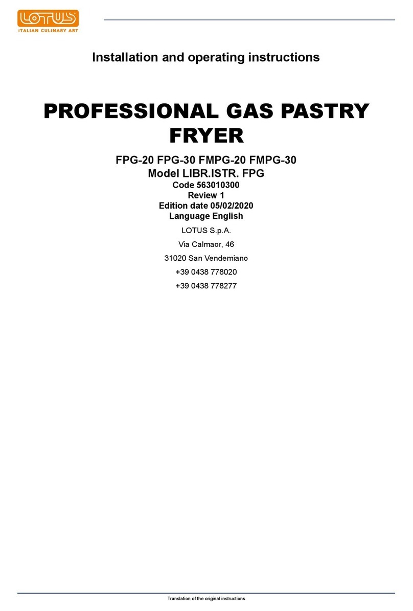 Lotus FPG-20 User manual Lotus FPG-20 User manual