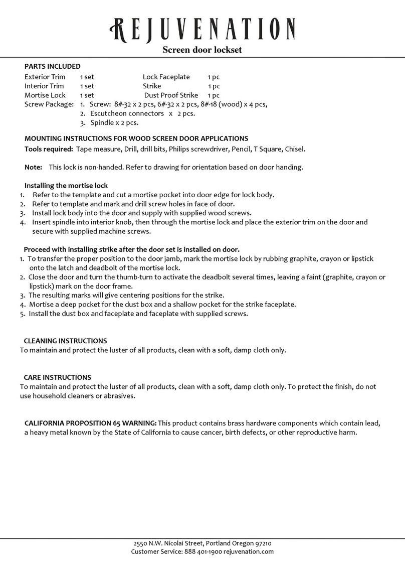 Rejuvenation Rejuvenation quick start guide
