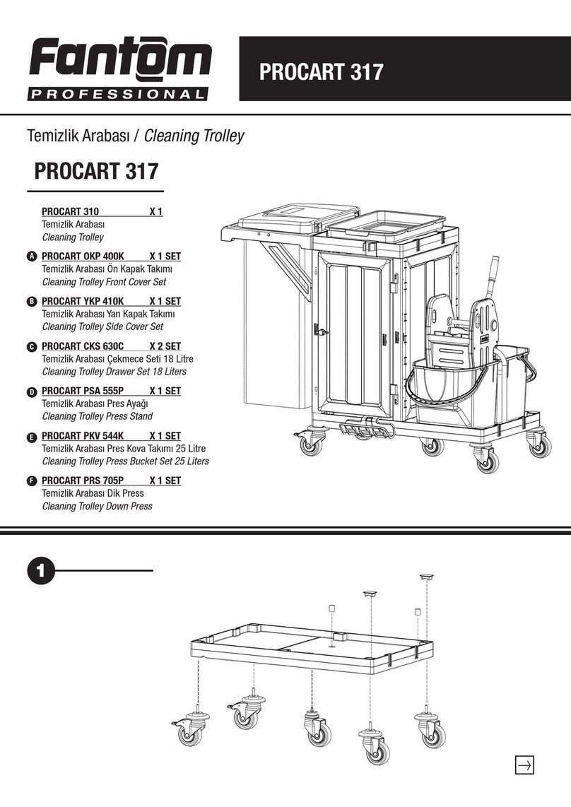 Fantom Professional PROCART 317 quick start guide