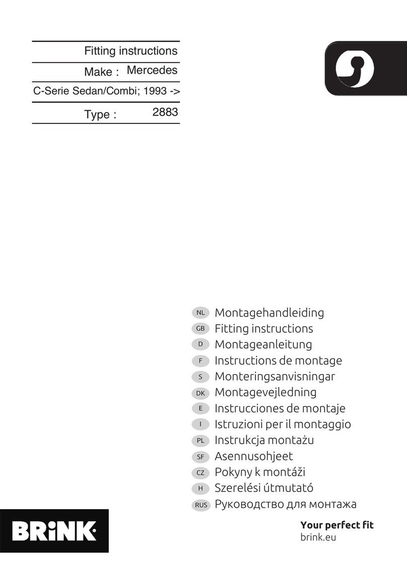 Brink 2883 Fitting instructions