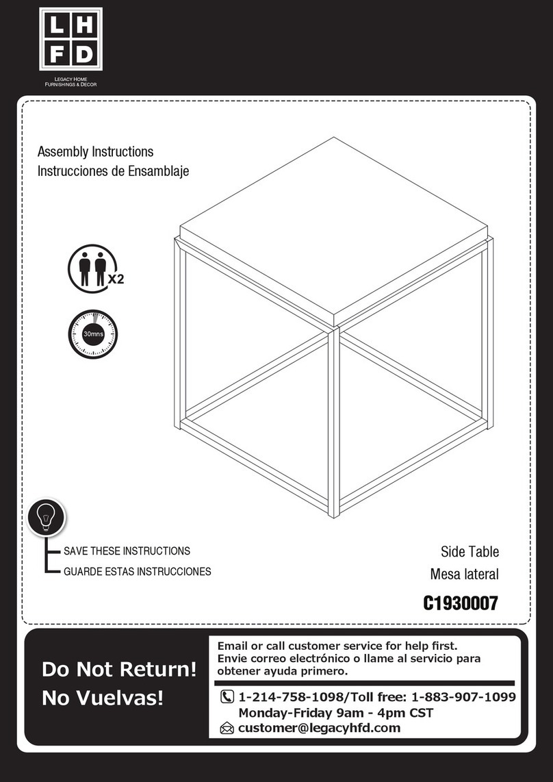 LHFD C1930007 Assembly instructions