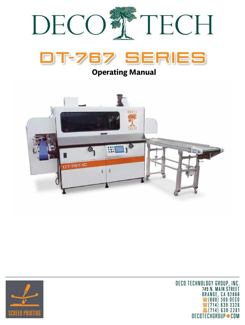 Decotech DT-767 Series operating manual
