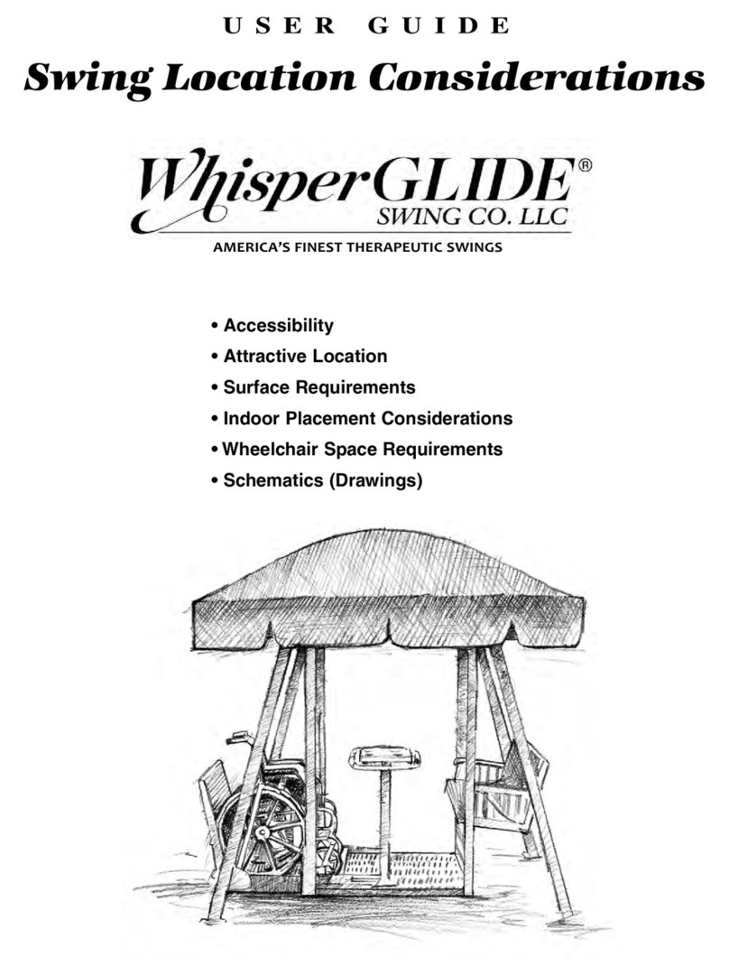 WhisperGLIDE Swing Location Considerations user guide
