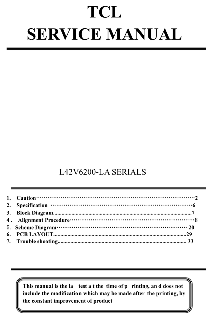 TCL L42V6200-LA Series User manual