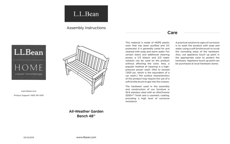 L.L.Bean 269699 Assembly instructions
