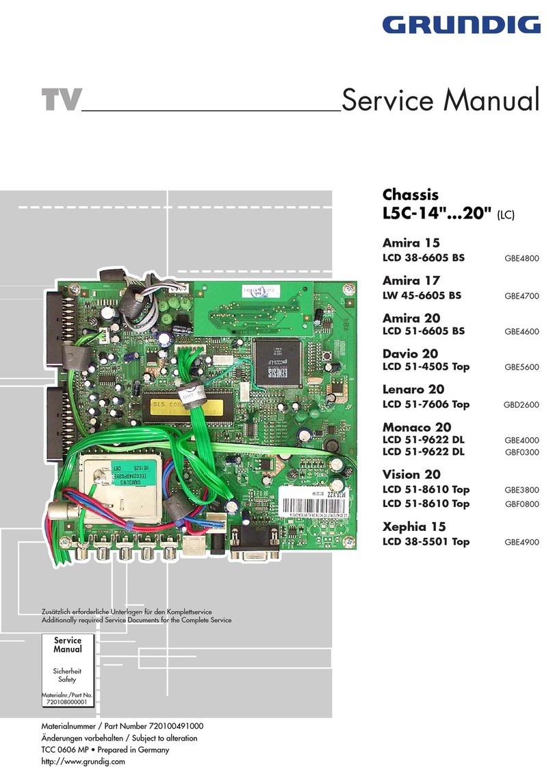 Grundig AMIRA 15 LCD 38-6605 BS User manual