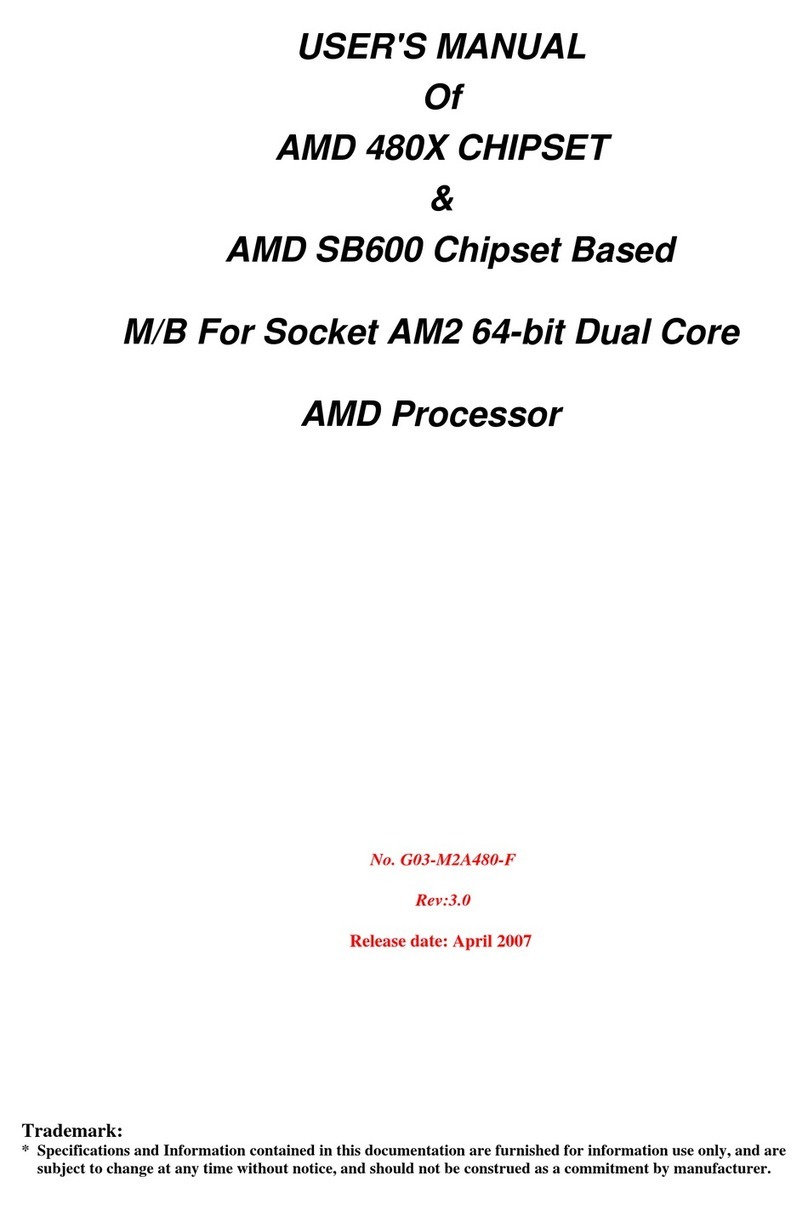 JETWAY M2A480 User manual