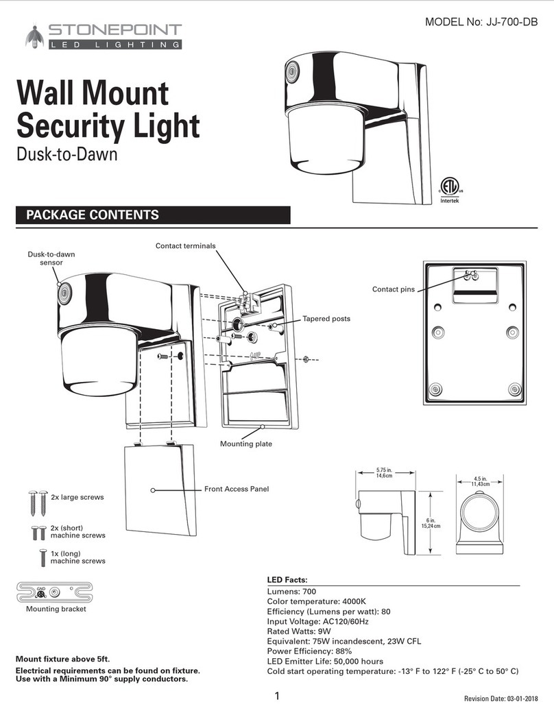 StonePoint JJ-700-DB quick start guide